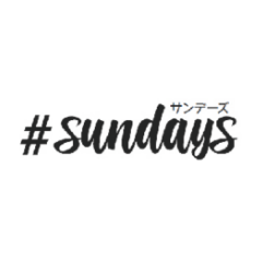 『#sundays（サンデーズ）』のロゴ画像
