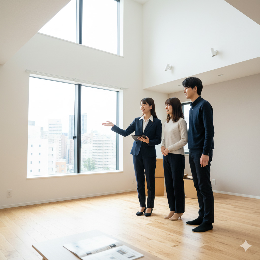 「購入希望者への内覧対応」のイメージ画像